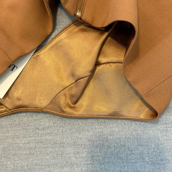 Athena Crop Top In Chestnut Bralette Bra - Picture 8 of 8